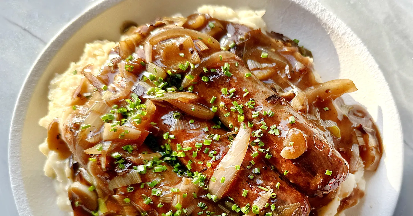 BANGERS AND MASH