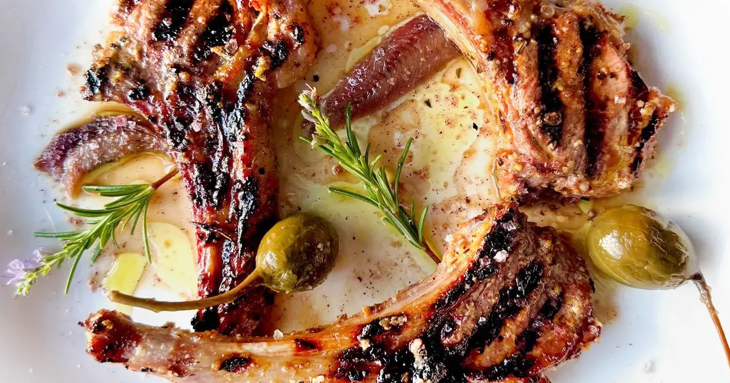 GRILLED Marinated LAMB CUTLETS