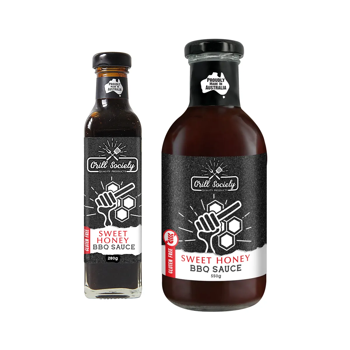 Grill Society Sweet Honey-BBQ-Sauces-280g-550g