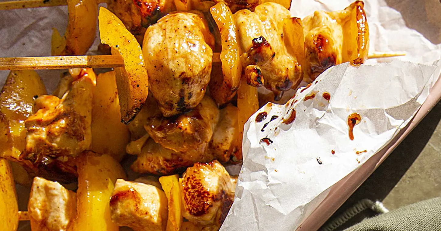 Honey Glaze Chicken Skewers