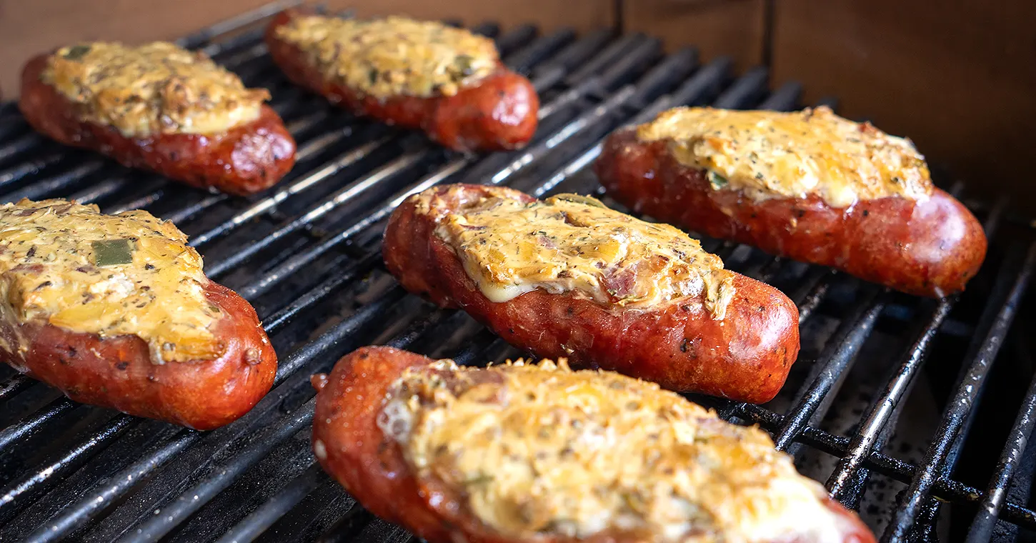 JALAPENO POPPER SAUSAGE BOATS