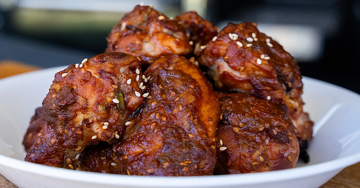 MISO GLAZED CHICKEN WINGS