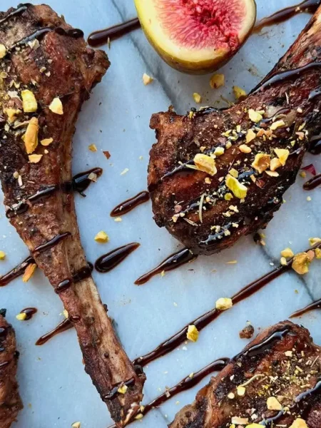 Pomegranate GRILLED LAMB CUTLETS
