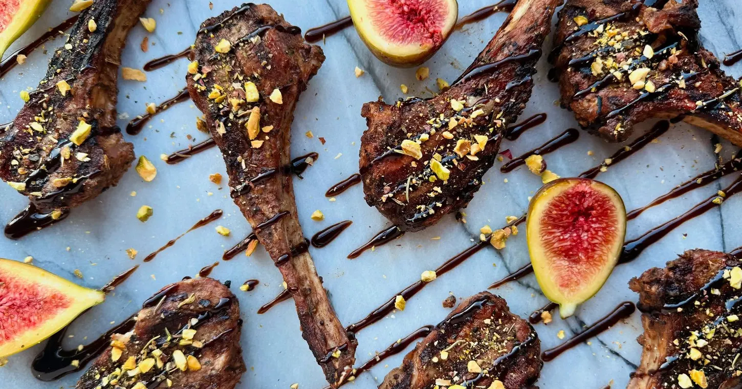 Pomegranate GRILLED LAMB CUTLETS