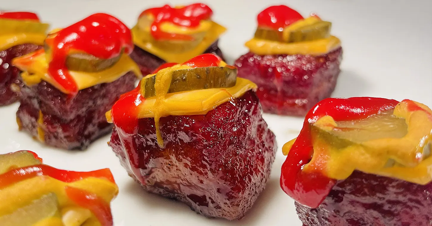 Pork Belly Burger Bites